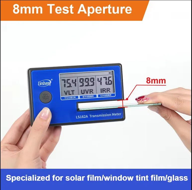 LS162 Solar Film Test Automotive Glas Isolierung Film Test explosionsgeschützte Film Test Übertragung Meter Auto Fenster Film Tester