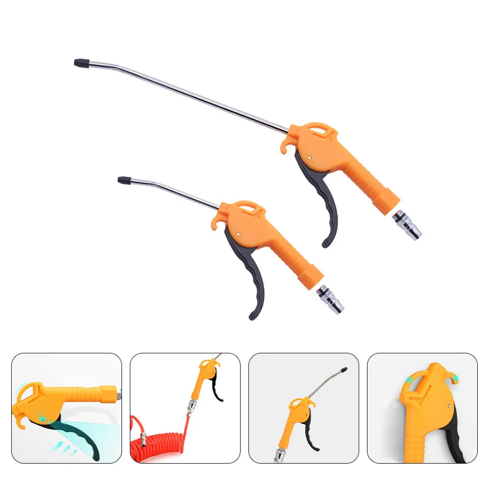 

2Pcs Pneumatic Air Dust Blowing Gun Portable Lightweight Cleaner for Car Keyboard Computer Narrow Slit Dust Collector