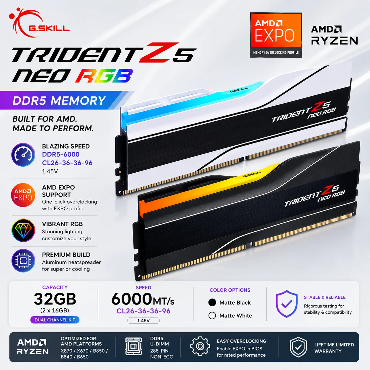 G Skill Trident Z5 Neo DDR4 RAM -AliExpress