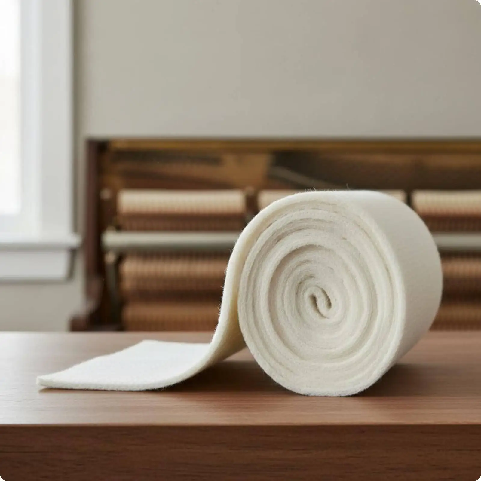 Upright Piano Muting Felt Wool Sound Dampener Strip for Piano Tuning Service and Reduced Noise