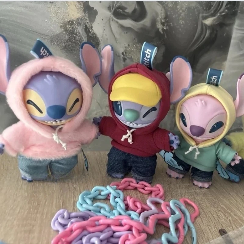 

Miniso Stitch Gen Z Street Series слепая коробка фигурка милый стежок плюшевая виниловая подвеска кукла загадочная коробка сумка-сюрприз подарок модная игрушка