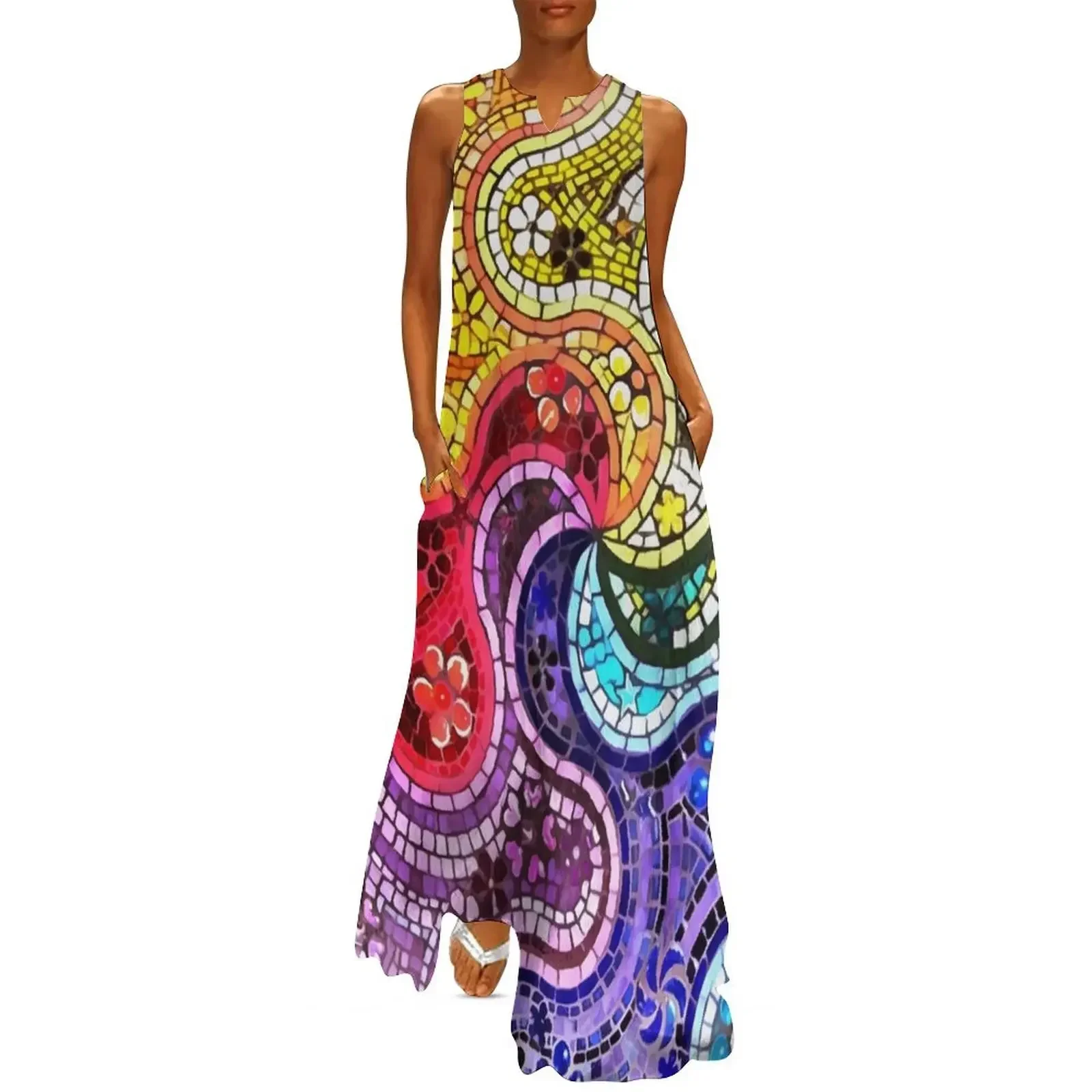 

Gaudi Barselona mosaic Long Dress dresses summer dresses for prom summer dresses womens 2025 dress for women Dress