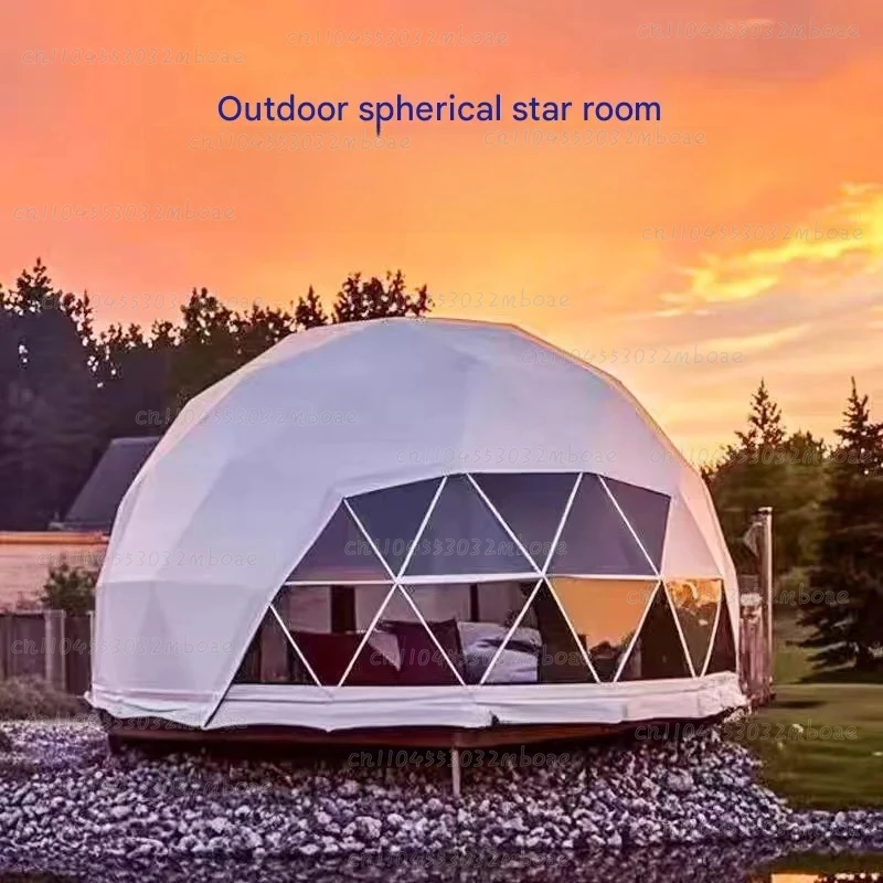 

New Arrivals PVC Fabric Luxury Dome House Tent Glamping Garden Igloo
