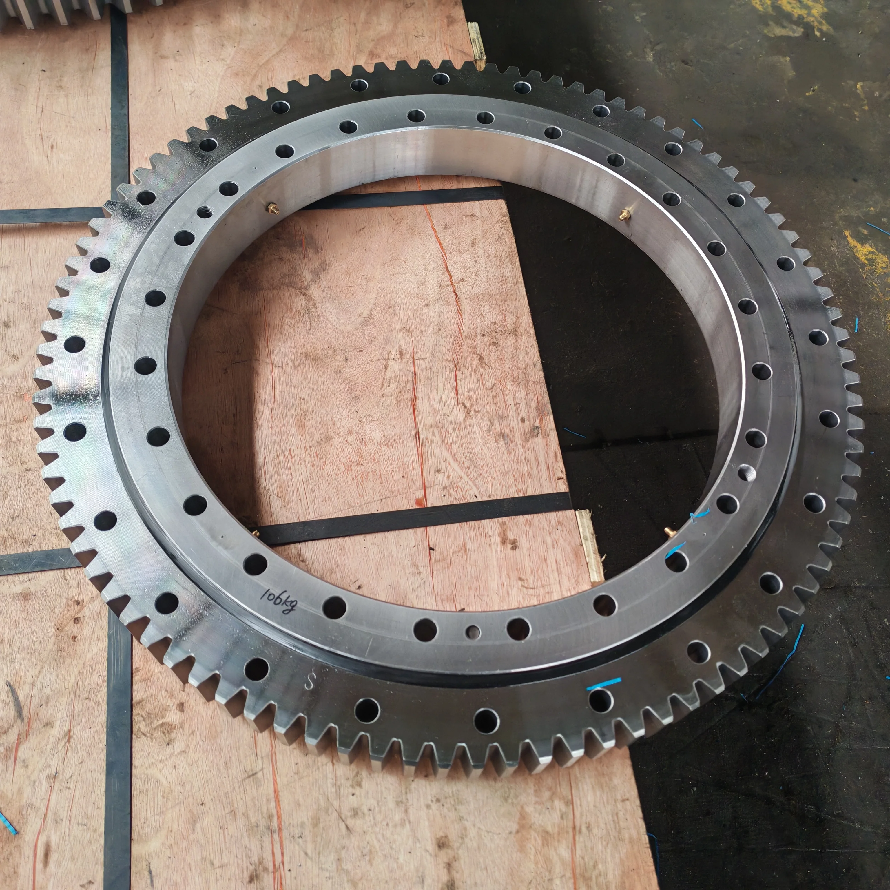Small External Gear Slewing Bearing Compact Turntable Bearing Light Duty Slewing Ring for Light Machinery Factory Direct Custom