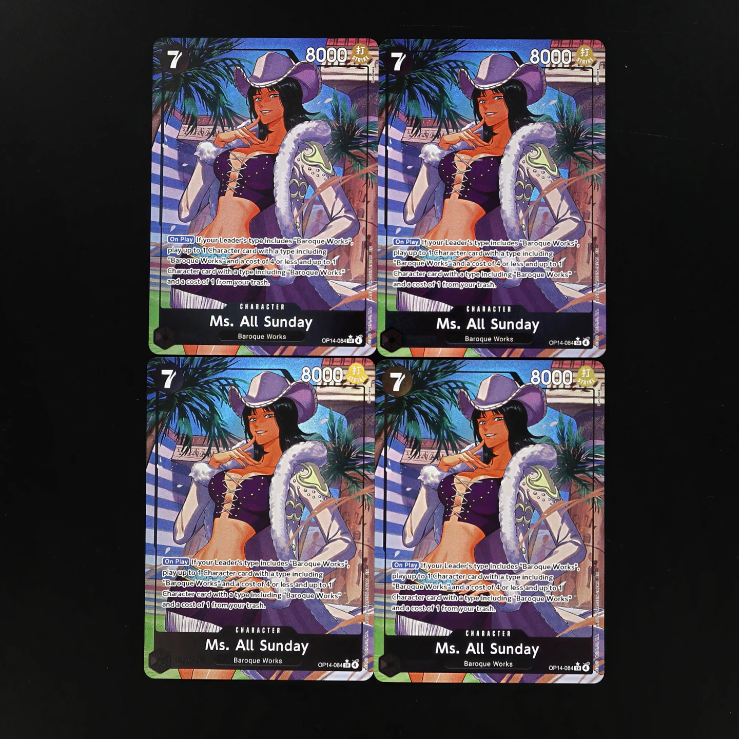 

Коллекционная карта One Piece TCG OPCG на английском языке OP14-084 Робин SR 7 Cost, текстурированная фольгированная, с тиснением, аниме-карта