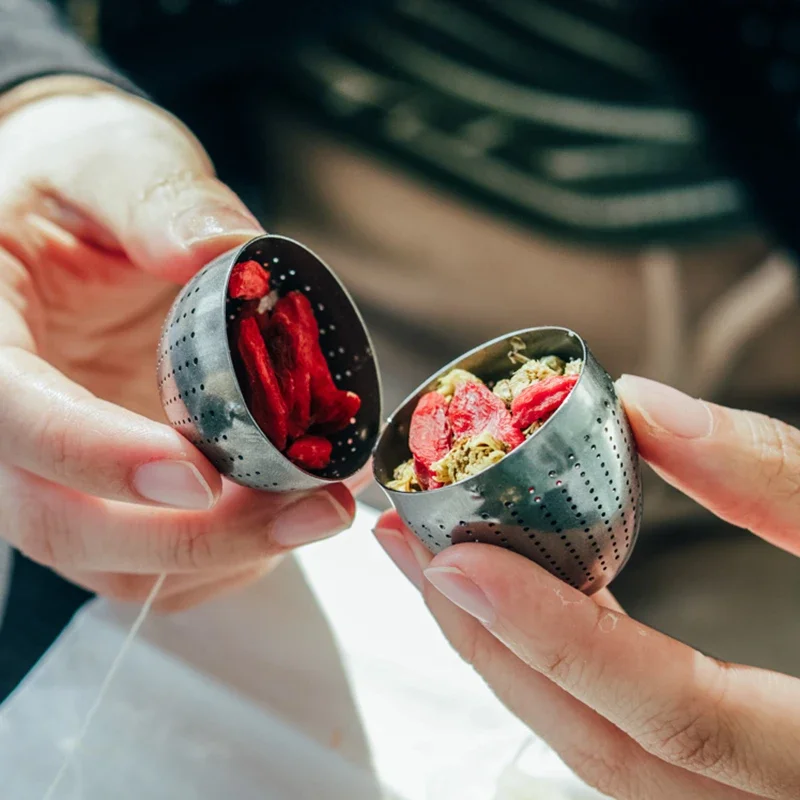 

Чайное яйцо Keith Pure Titanium, встроенный чайный фильтр, чайные песочные часы, фильтр из чистого титана, портативный, легкий и компактный Mi3920