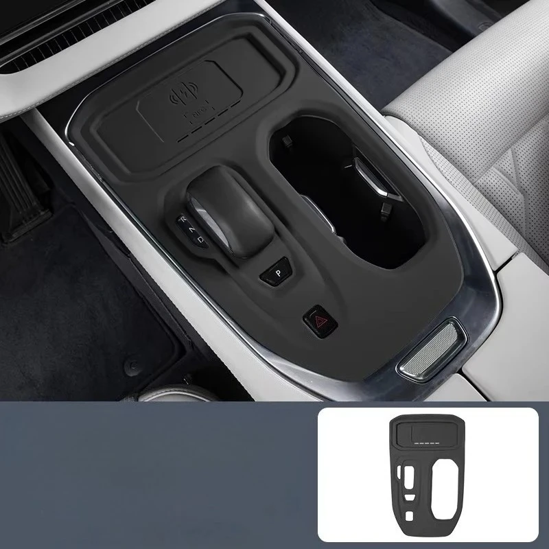 

Center Console Wireless Charging Protective Pad Cup Holder Cover Mat Fit for 2025 New ZEEKR 009 Silicone Auto Decor Accessories