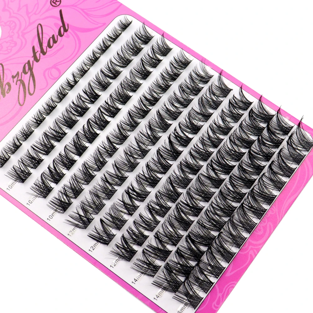 120 Bundles 3D Fluffy Single Cluster False Lashes Russia Volume Fans Individual Eyelash Segmented Fake Lashes For Makeup Cilia