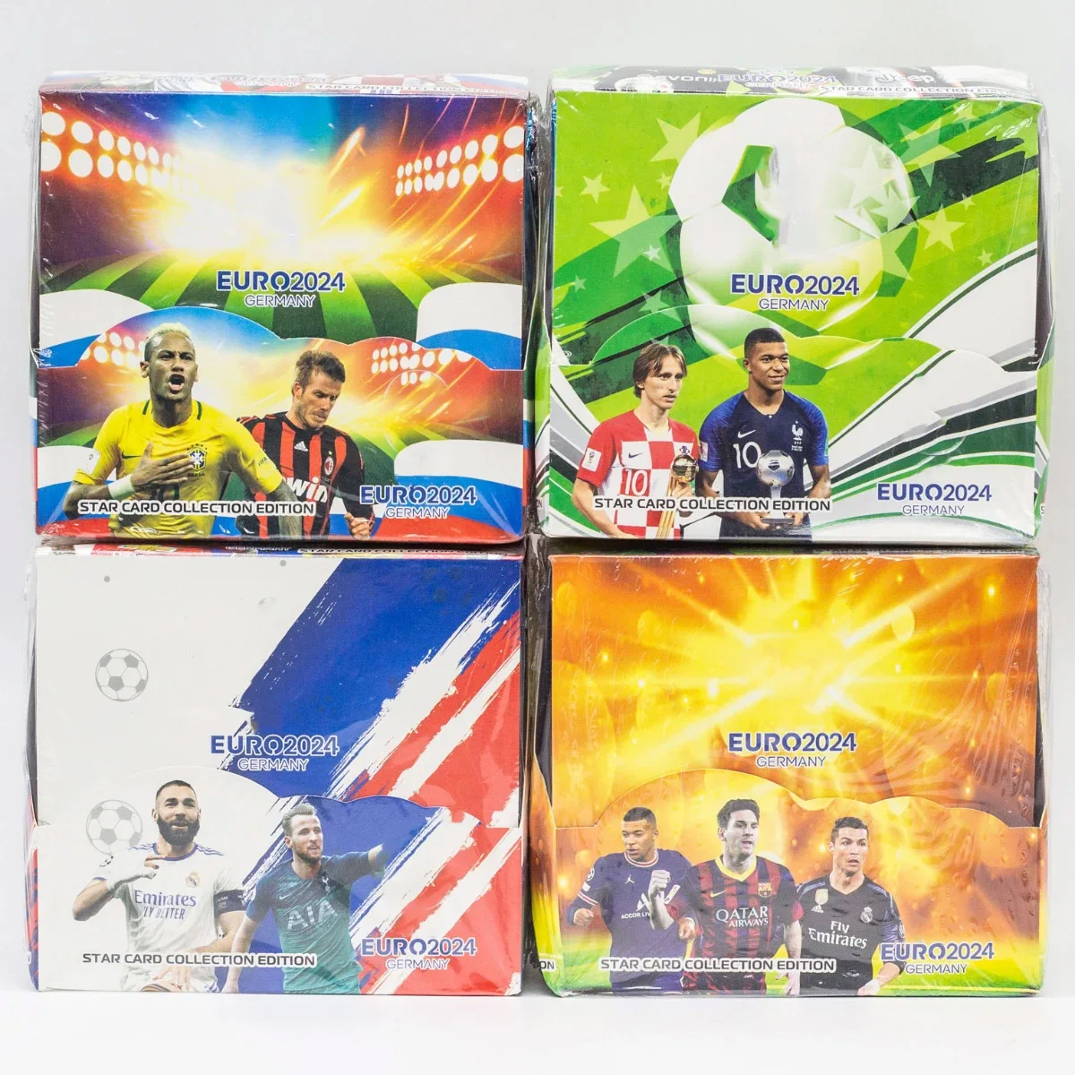 FIFA 2024 Soccer Trading Card Flash 288pcs Sports Fans Football Star Cards Shining Card TCG Board Game Toy Collect Kids Gifts