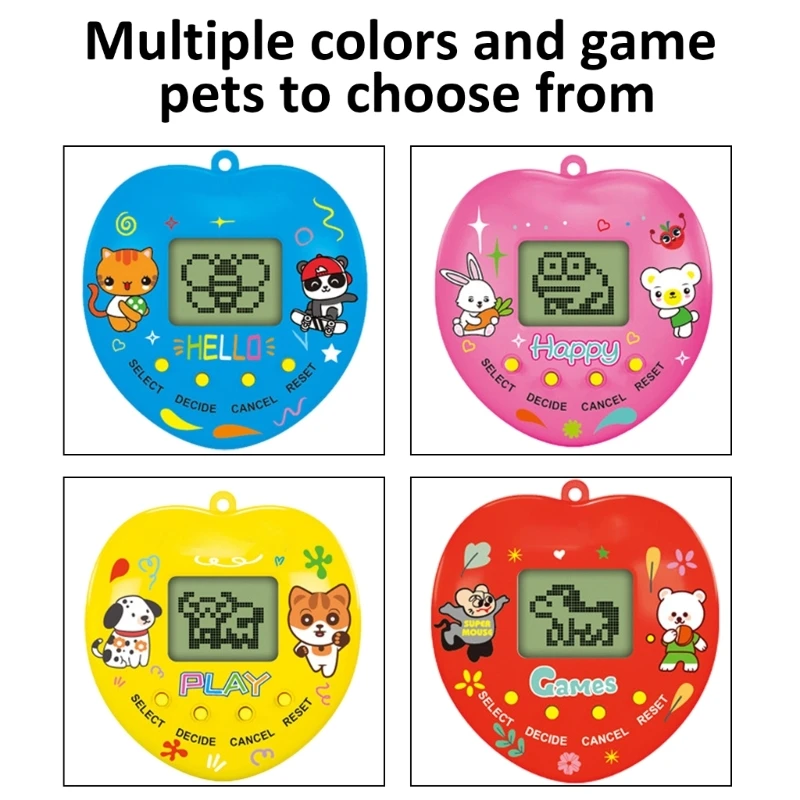 Electronic Digital Pets Virtual Pet Toy 168 Pet Pocket Electronic Animals Toy for Kids Child Early Education Gift K1KF