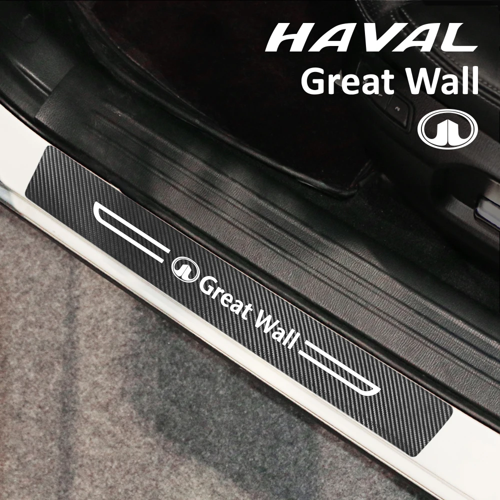 Car Sill Stickers For Great Wall HAVAL GWM M4 STEED Poer Wingle 5 Haval H2 H3 Hobby Jolion M6 Voleex C30 Auto Tuning Accessories