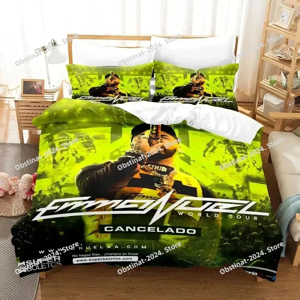 

3D Print Anuel Aa Real Hasta La Bedding Set Duvet Cover Bed Set Quilt Cover Pillowcase Comforter king Queen Size Boys Adult