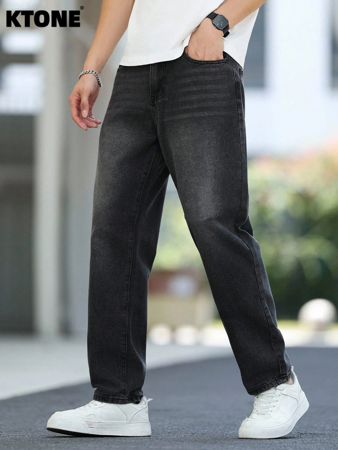 

Classic Y2K Drip Men's Original Slim Jeans Pants Comfortable Casual Denim Trousers No accessories or belts included