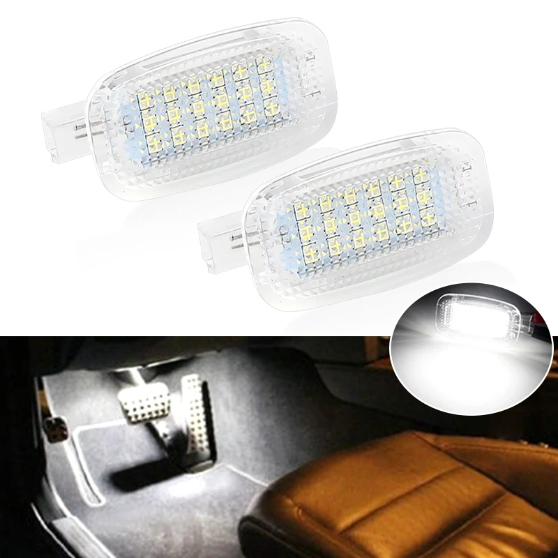 1pc/2pcs OEM# A2218200401 CANbus LED Makeup Mirror Lamp Footwell Light For Benz R230 W204 W212 W207 W221 W216 W251 W164 W463