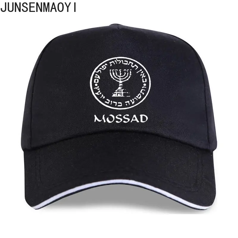 

Israeli Army Mossad (Jewish CIA) black sweat proof polyester top Baseball cap Unisex Women Men Snapback Hats Trucker Sun-Hats