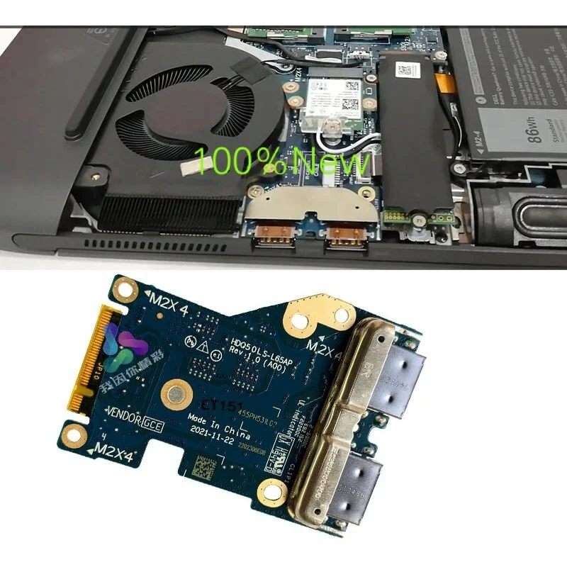 New For Dell Alienware M15 R7 HDQ50 LS-L65AP USB I/O Board