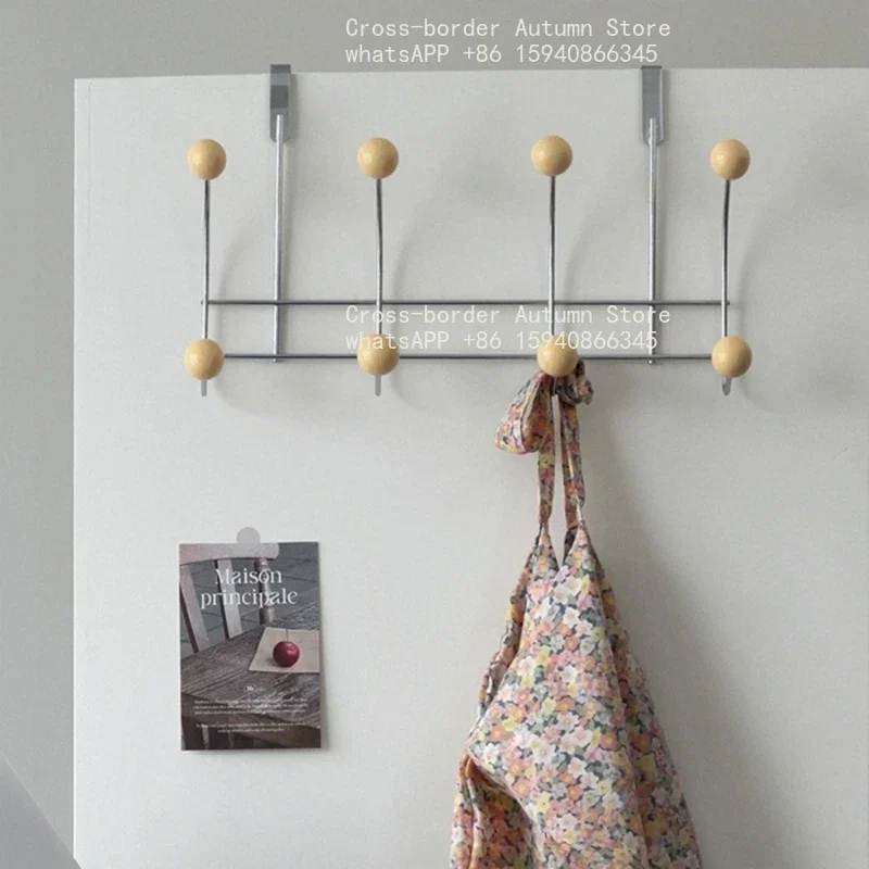 Portable Door Hook Hanging Coat Rack Without Drilling Multifunctional Bedroom Storages Hanger Kitchen Organizer Home Accessories