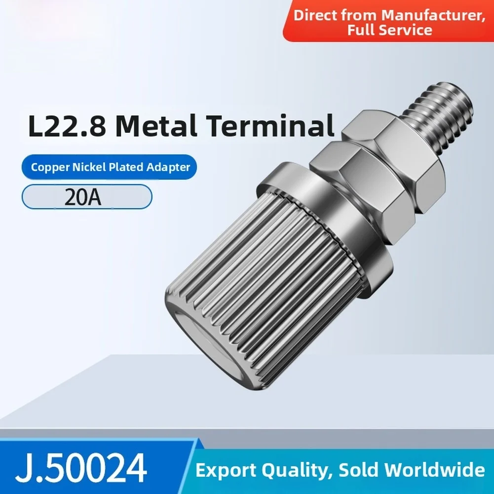 1pc 20A Small Grounding Terminal 4mm Thread For Panel Installation Electrical Connections Accessories