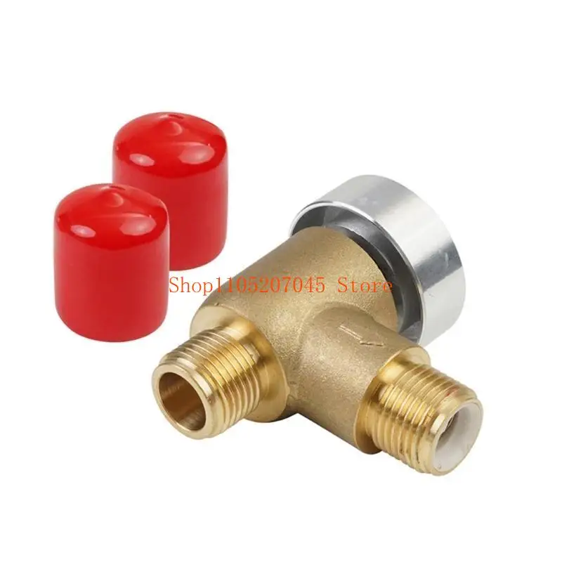 37cd Easy to Install Vacuum Breaker Check Valves Set Outdoor Camping Essential Enhances System Protections Quick Installation