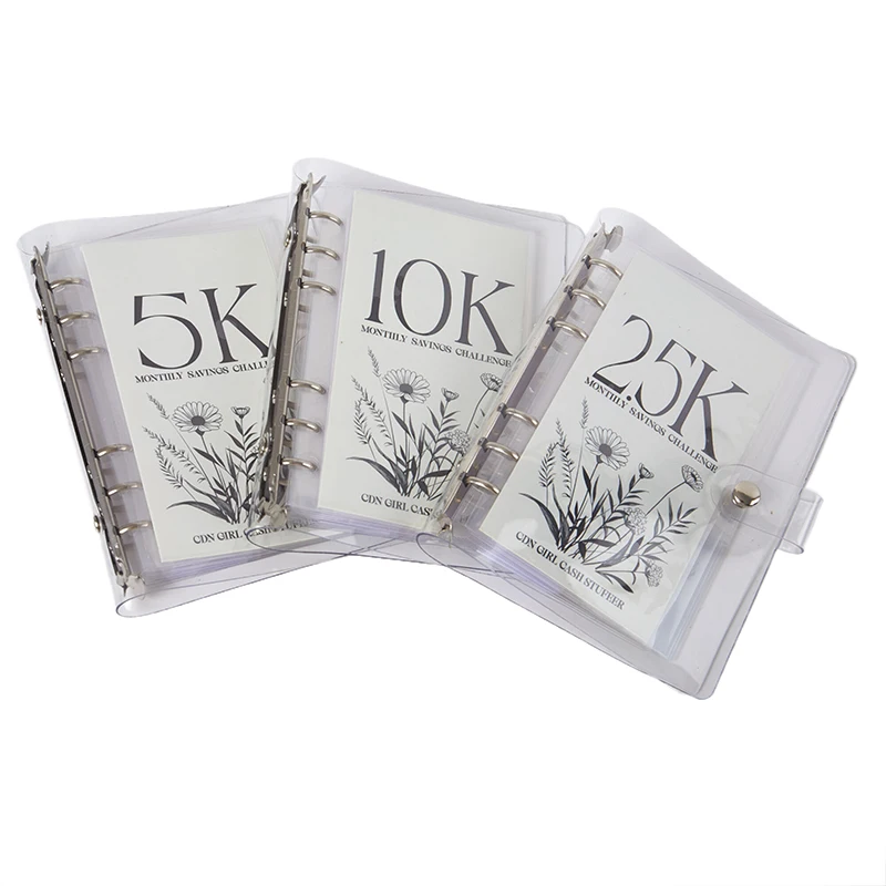 HOT! 12-Months Envelopes Money Saving Challenge Easy And Funny Way To Save 2.5K/5K/10K Budget Planner Envelope Challenge Kit