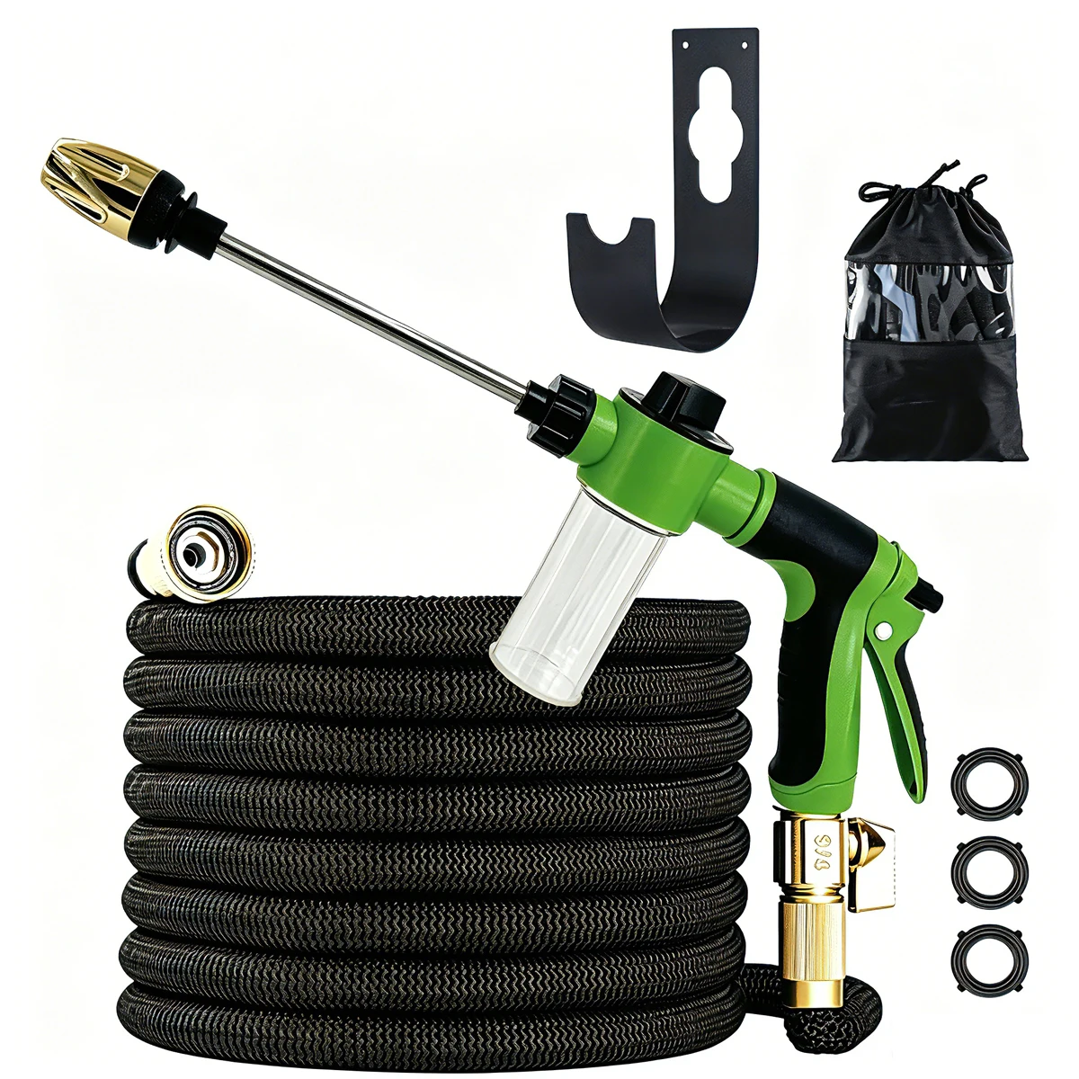 Best Seller Garden Hose Retractable Hose Extended Garden Hose 3/4 Diameter High Pressure Car Washer Tube Irrigation Magic Hose ﻿