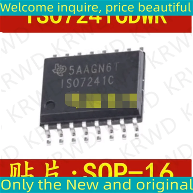 

Новые и оригинальные ISO7241C ISO7241CDWR ISO7241CDW ISO7241C ISO7241 7241 SOP16, 5 шт.