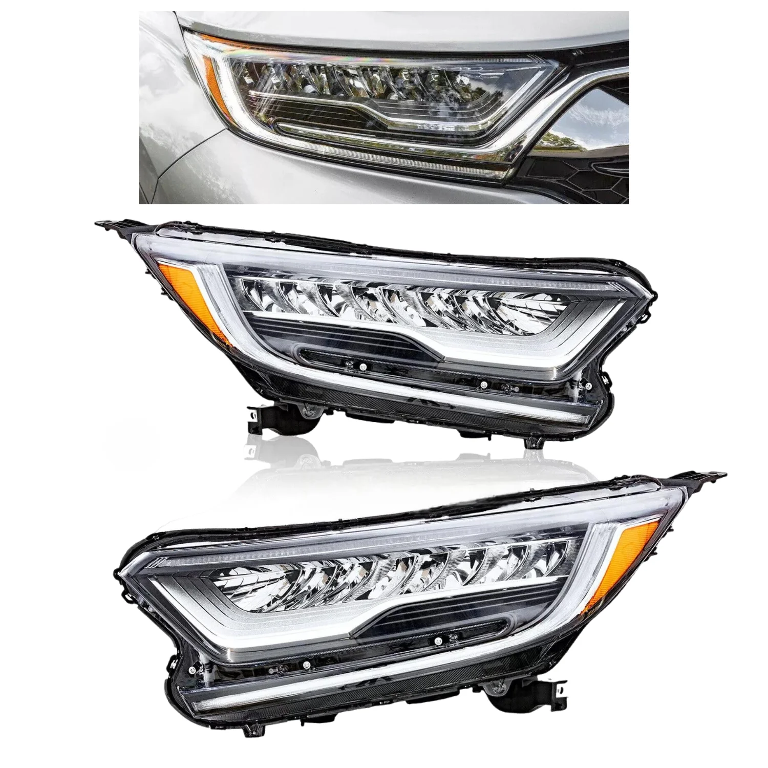

CRV CR-V USA Type High Version 2017-2022 LED Headlamp Front Led Headlight Assembly for HONDA 33100-TLA-A11 33150-TLA-A11
