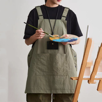 Waterproof Vest Apron Antifouling Nylon Sleeveless Aprons Unisex Household Kitchen Workwear For Barber Coffee Shop Hairdresser