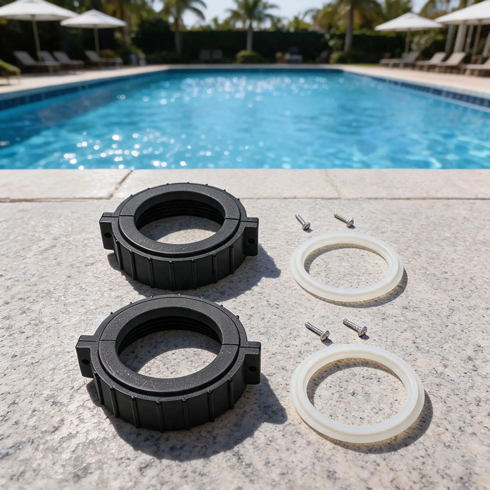 2 Inch Split Nut Union for Spa Heater Systems Compatible with For Balboa For COLEMAN HydroQuip Pumps Leak for proof Secure Seal