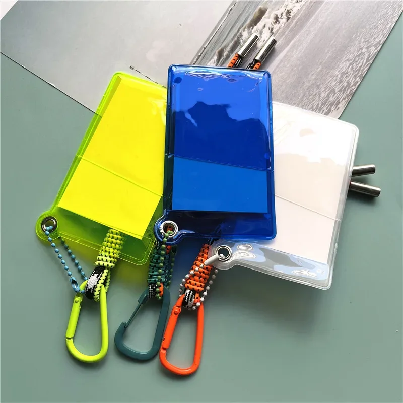 ID Card Holder Lanyard Contrasting Colors Identification Card Holder Couple Credential Holder Offices Accessories Lanyards