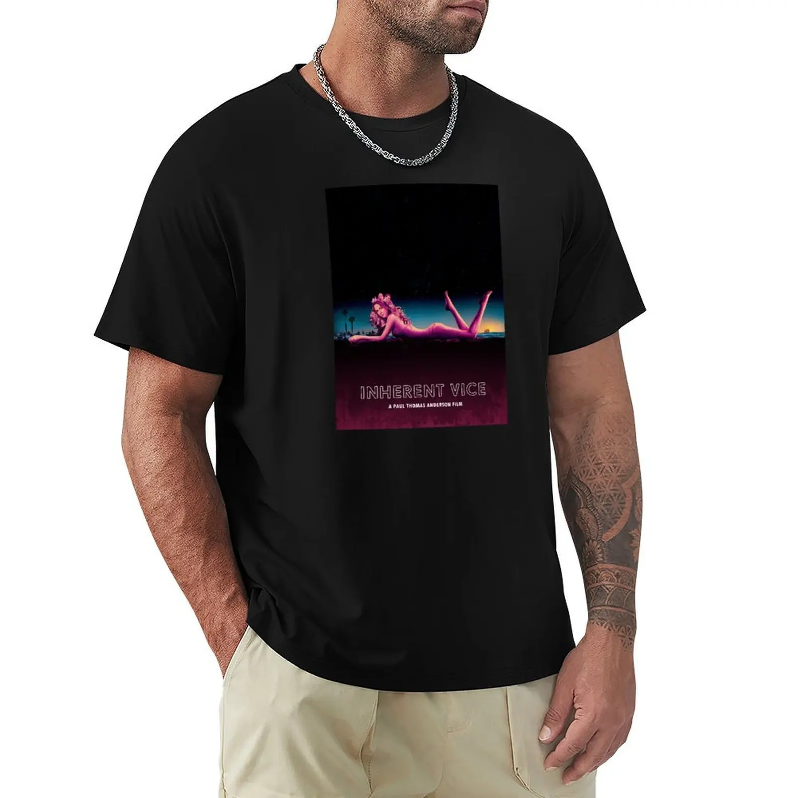 Inherent Vice T-Shirt Active Sports Short Sleeve Cotton Shirt