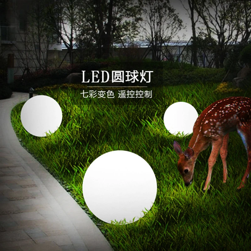 

Garden Lamp Villa Landscape Garden Brightening Ball Outdoor Garden Grass Lawn Luminous Ball Lamp