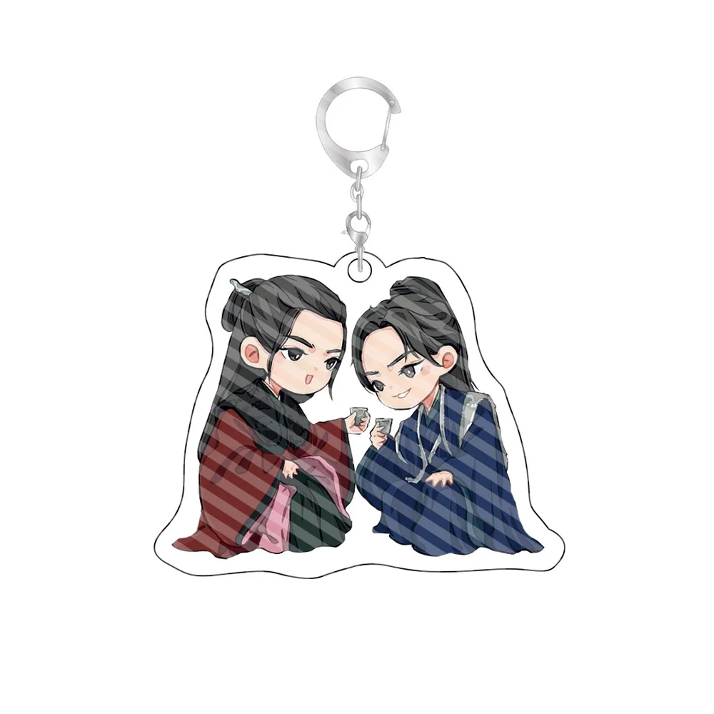 Ancient Style Novel Character Wen Kexing Zhou Zishu Peripheral Q Version Acrylic Pendant Keychain Backpack Key Pendant Gifts