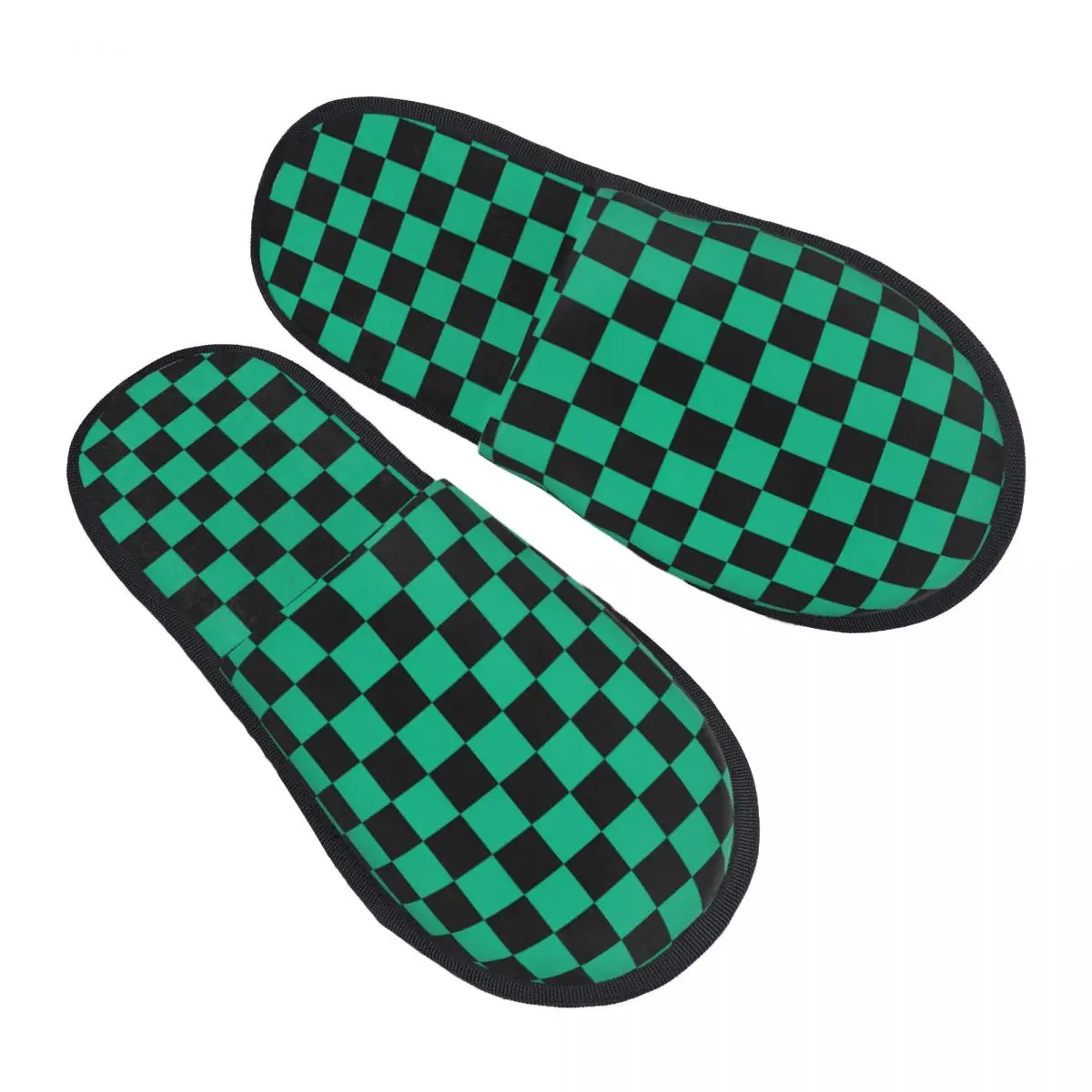 Custom Demon Slayer Tanjirou Kamado Soft Memory Foam House Slippers Women Kimetsu No Yaiba Comfy Warm Anti-Skid Slipper