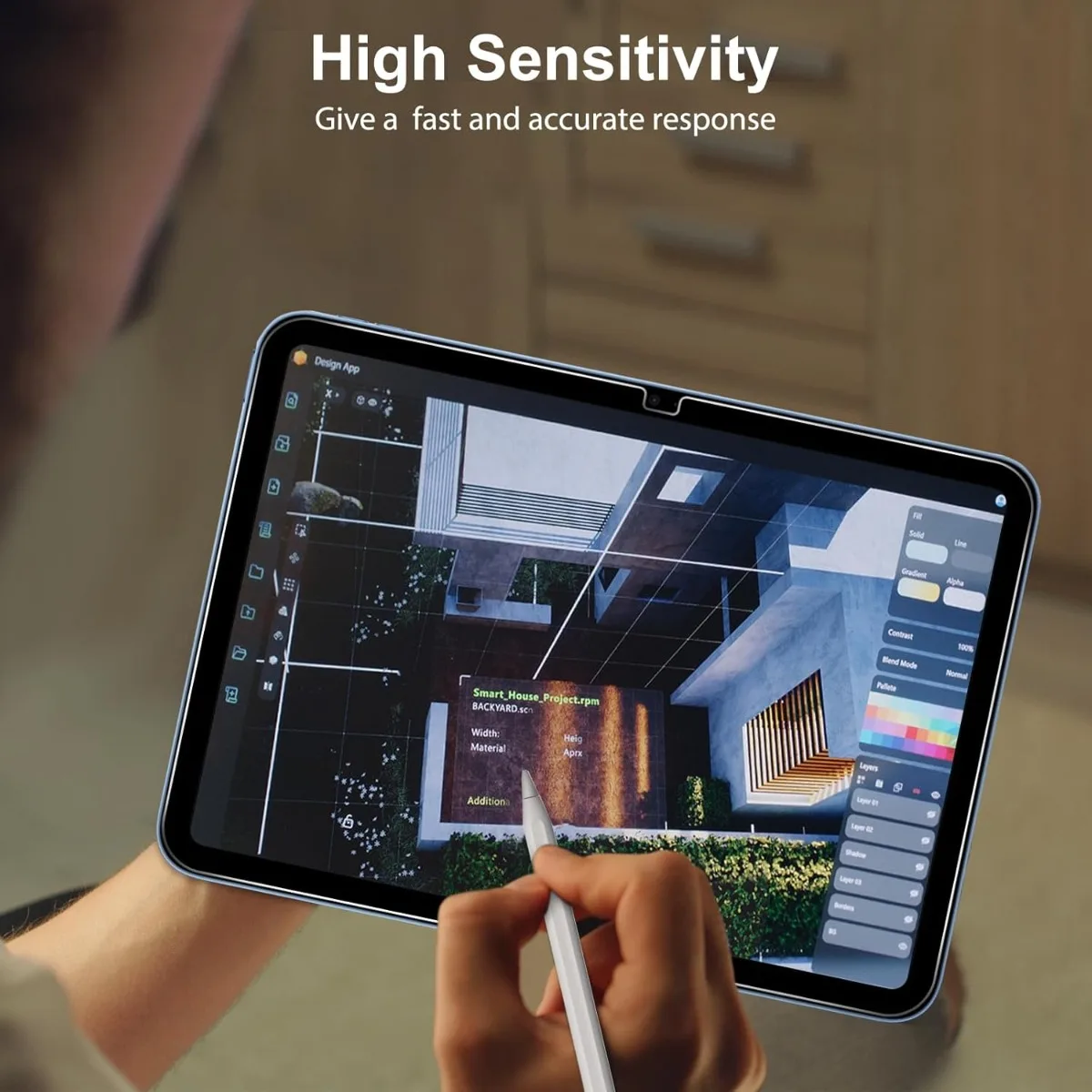 Protetor de tela para iPad 11a 10a geração (iPad A16 11 polegadas 2025/10,9 polegadas 2022), 2 pacotes de vidro temperado para iPad 11/10 Gen