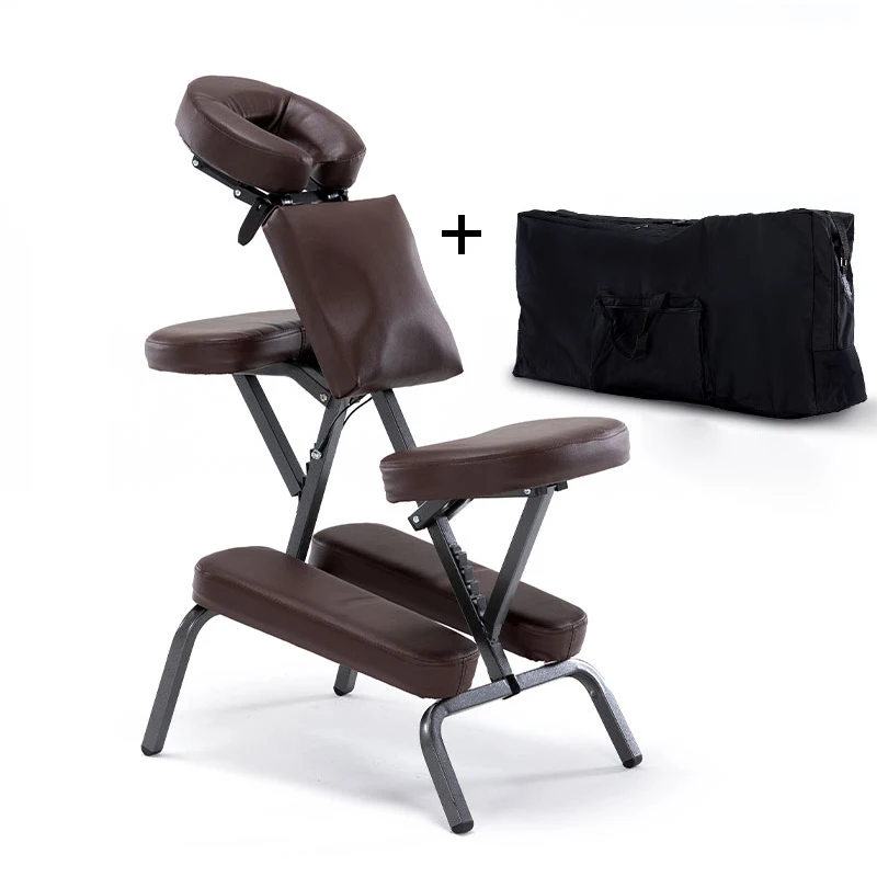 

Salon Beauty Furniture Foldable Portable Aluminium Alloy PU Leather Red Black White Massage Tattoo Chair Bed Table With Bag