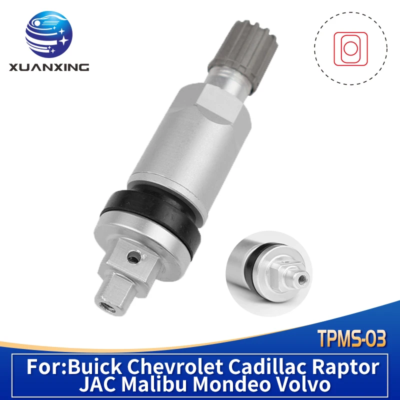 TPMS-03 Zawór opony Czujnik ciśnienia w oponach Zawory TPMS do Buick Chevrolet Cadillac Raptor JAC Malibu Mondeo Volvo
