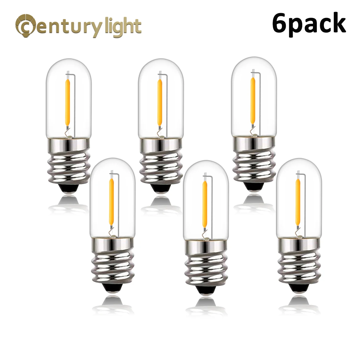 

Vintage LED Filament Light Bulb E12 Socket 220V 0.6W Mini Night Lamp Tubular Chandelier Replacement Bulbs Christmas Decoration