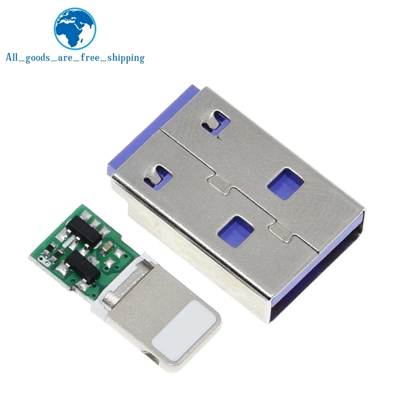 

TZT DC5V 2.5A Lightning-кабель 8-контактный USB-кабель для Apple с 4-контактной печатной платой + тип A 4-контактный разъем USB для Apple IPhone Кабель для зарядки данных DIY KIT