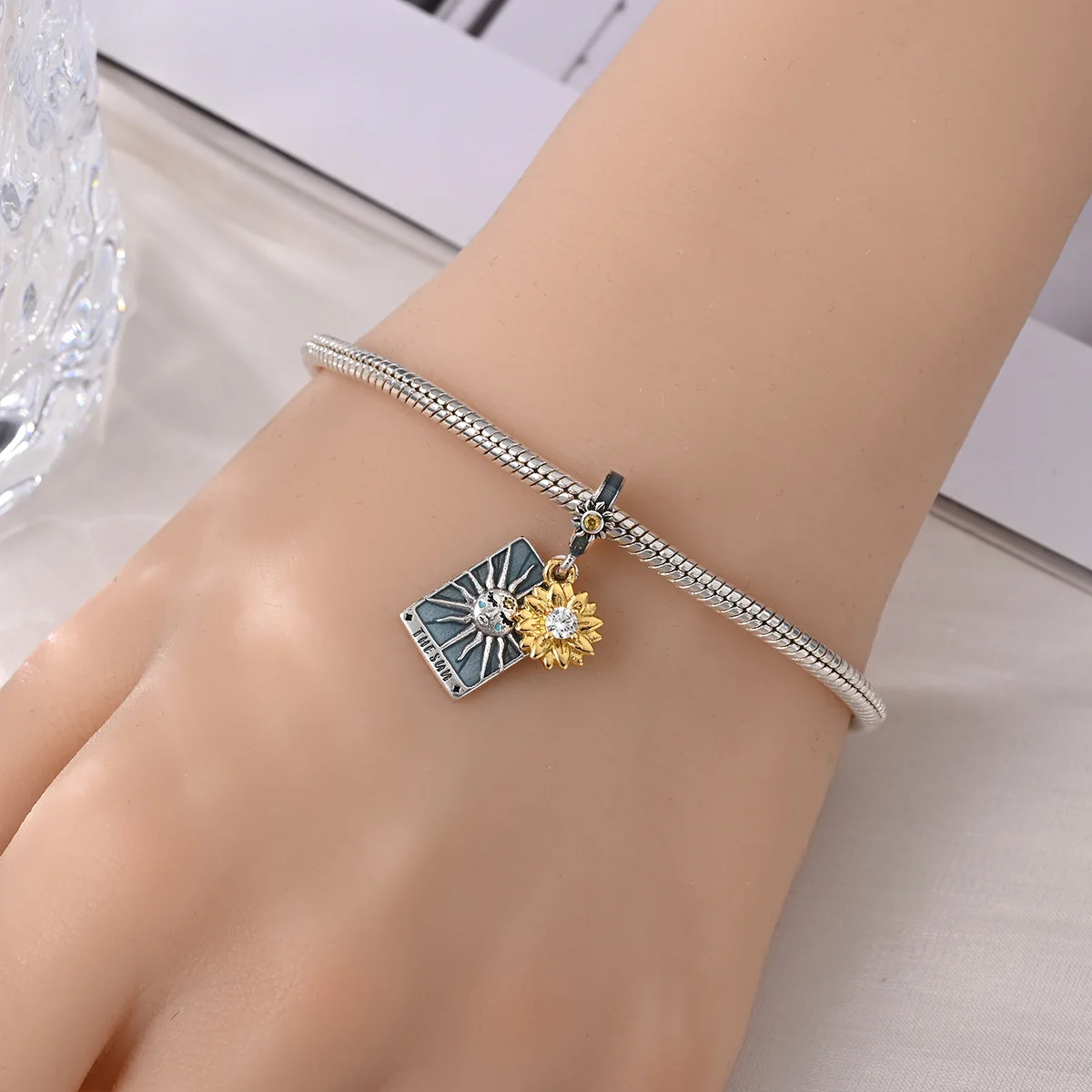 Original 925 Sterling Silver Charms Beads Fit Bracelets Necklaces DIY Jewelry Women