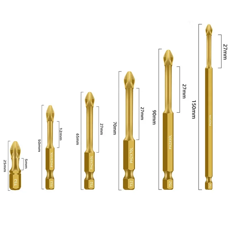 S2 rutsch fester schlag fester Kreuz schrauben dreher starker magnetischer Handbohr schrauben dreher mit hohem Drehmoment und super hartem Bit