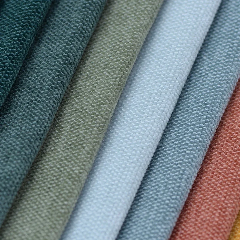 

Chenille Sofa Fabric Solid Color Thickened Wear-resistant Back Composite High-density Gauze Pillow Tablecloth DIY Home Fabric