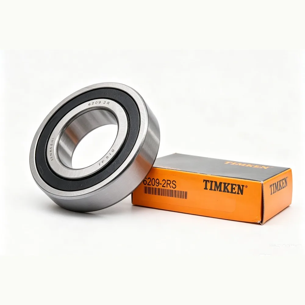 1PCS TIMKEN Brand 6209-2RS 45X85X19mm Double Rubber Seal Bearing Pre-Lubricated Stable Performance Replacement Bearing