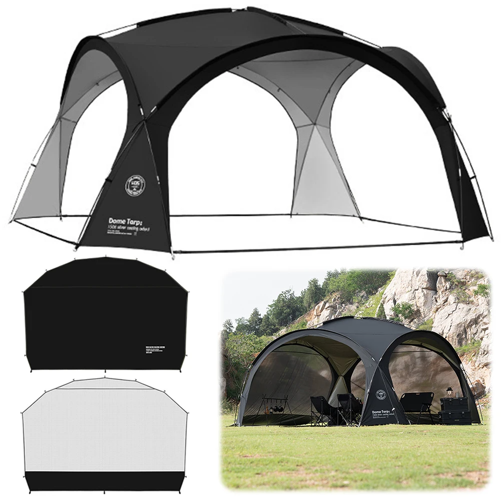 Outdoor Dome Zelt 150D Oxford Stoff Camping Garten Markise PU3000MM Wasserdichte BBQ Sonnenschutz Baldachin für Strand Camping