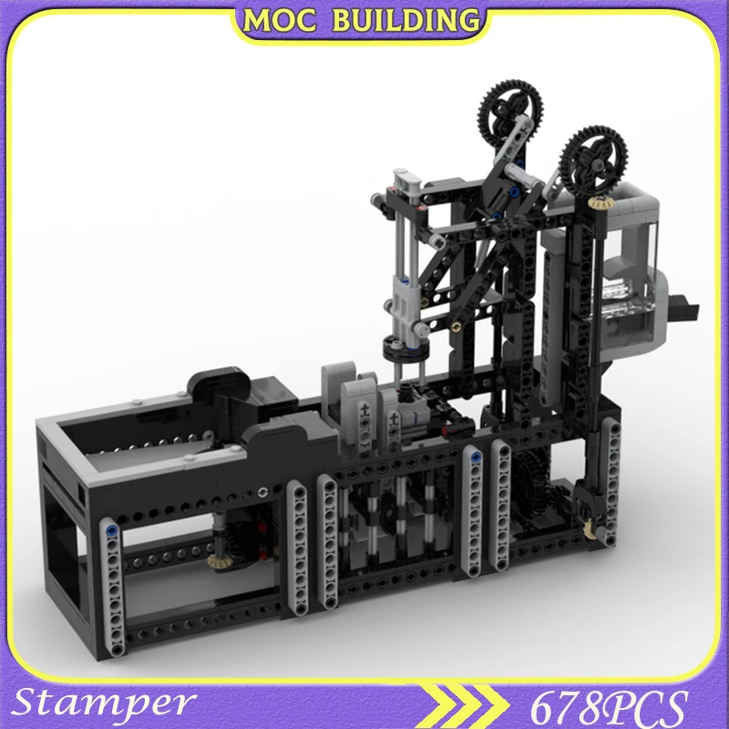 GBC Building Block Sports Model Stamper Technology Bricks Creative DIY Assembly Sets Collection Education Toys Gifts