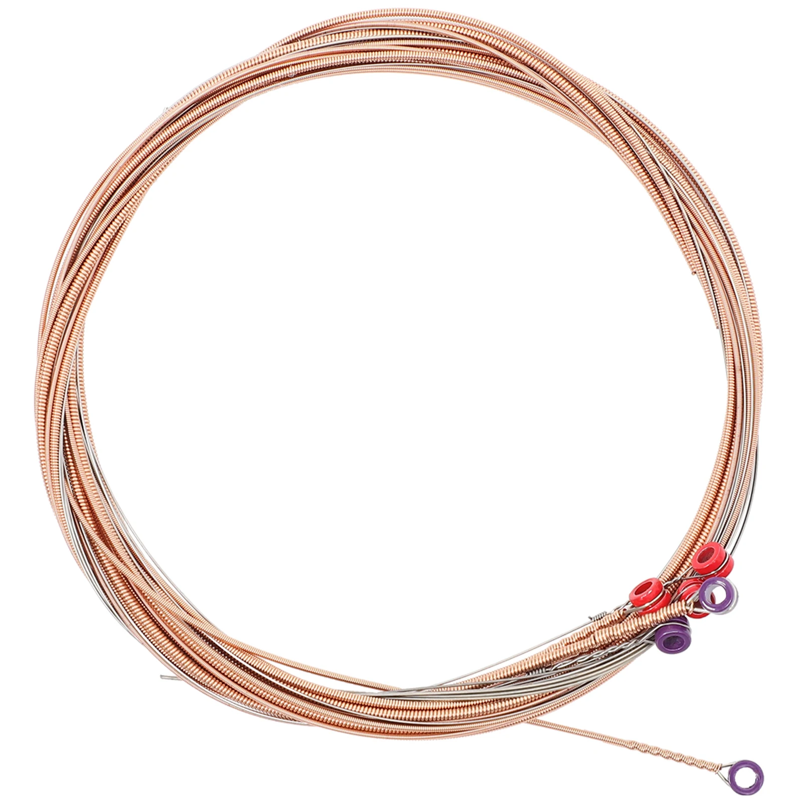 

6 Guitar String Cover Hexagonal Alloy Strings Imported Accessory Set Replacement Parts Acoustic Electric Practical Gifts