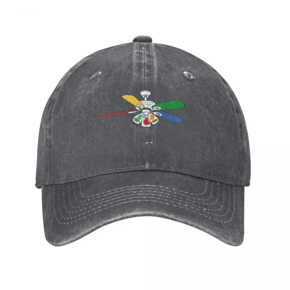 

Rainbow Ceiling Fan Baseball Cap summer hat hats on offer Vintage Girl'S Hats Men's