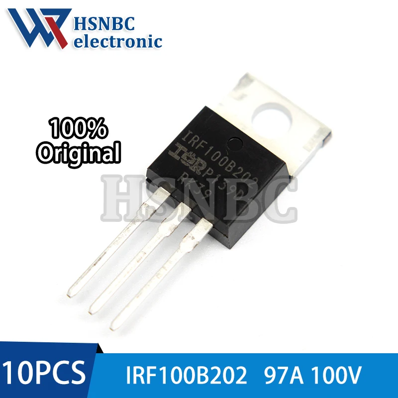 

10PCS IRF100B202 F100B202 TO-220 97A 100V N-channel Power MOSFET Transistor 100% New Original