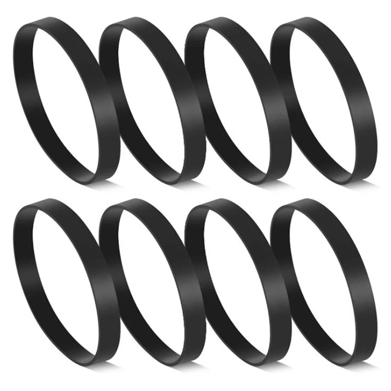 8 Pcs Replacement Transmission Belt For Bissell Upright Vacuum Cleaner 7 9 10 12 14 3031120 & 32074