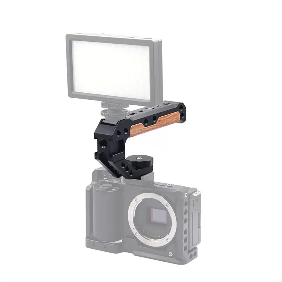 Für Canon EOS R8 DSLR Kamera Käfig Rig Top Griff Grip Kalten Schuh Montieren 3/8 "1/4" ARRI Stativ video Schutz Gehäuse Fall – Detail 23